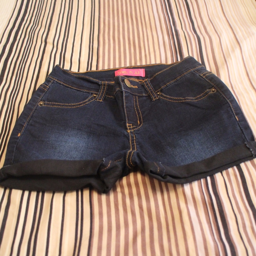 Good Me.N.U Size 8 US Girl's Shorts jean Cotton
